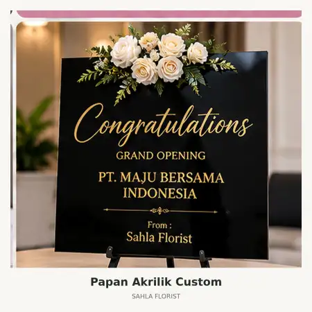 Papan Bunga Akrilik Rs Premier Surabaya